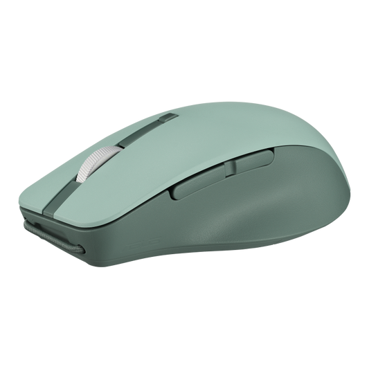ASUS SmartO 靜音無線滑鼠 (MD200)抹茶綠色
